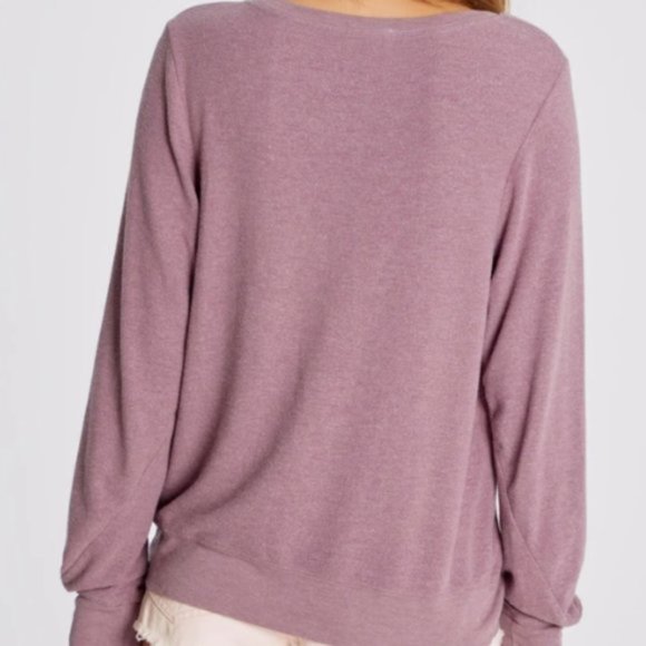 Wildfox Purple Grapeade Sleeping Beauty Baggy Beach Jumper Top - Picture 2 of 9